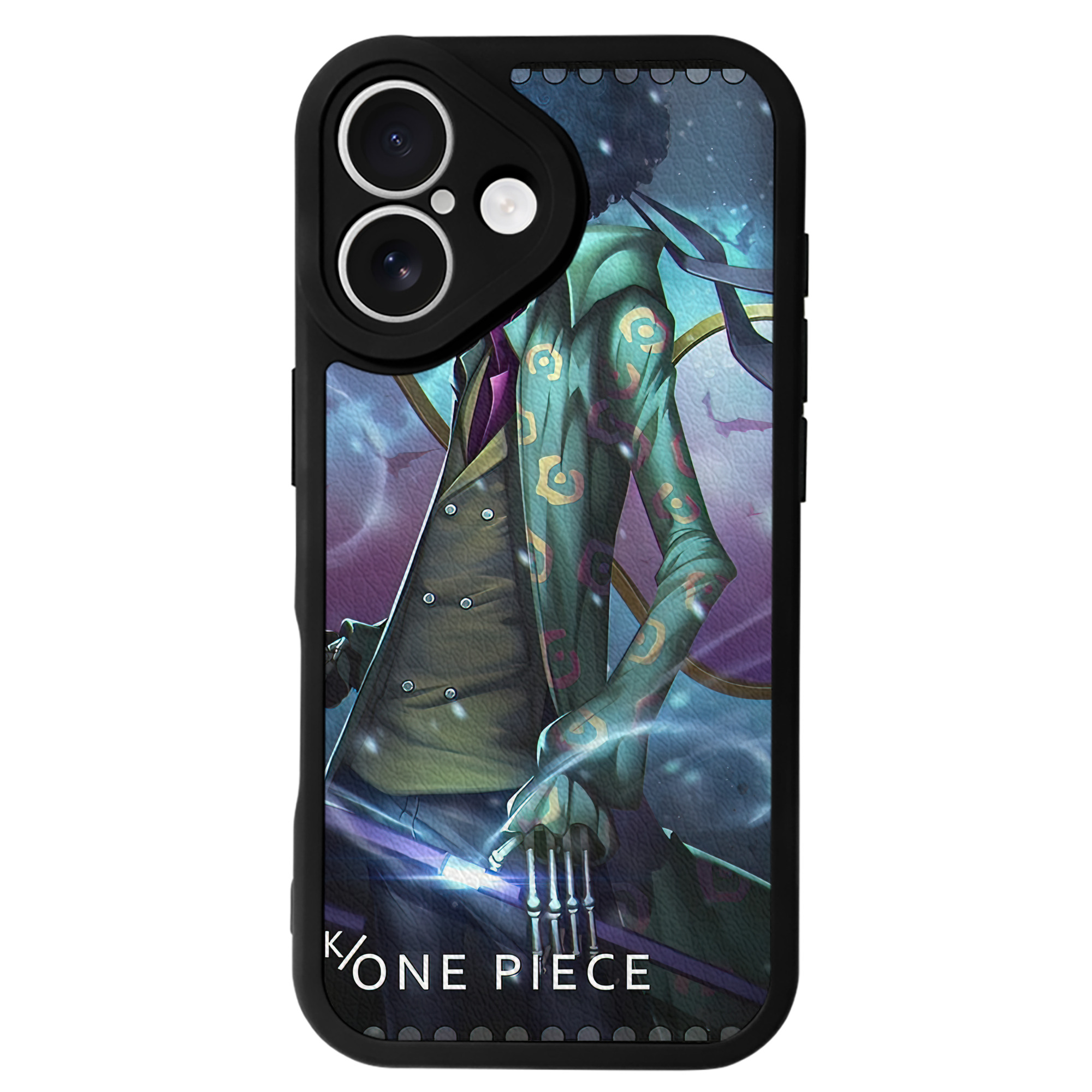 （画像用） ワンピース ONE PIECE 【iPhone 16シリーズ対応】シリコンスマホケース（レザー調） 材質：シリコン
